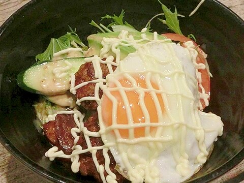 カフェ風　ロコモコ丼♪